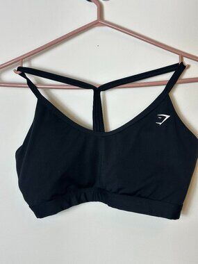 GymShark Black Bra Size M